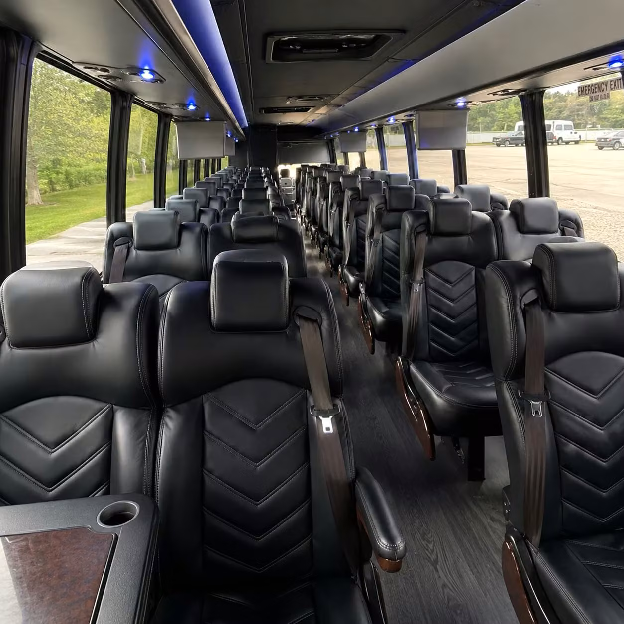 28 passenger minibus inside