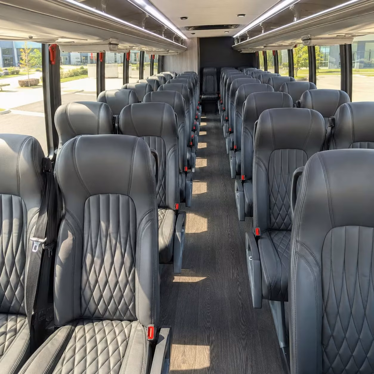 28 passenger minibus interior