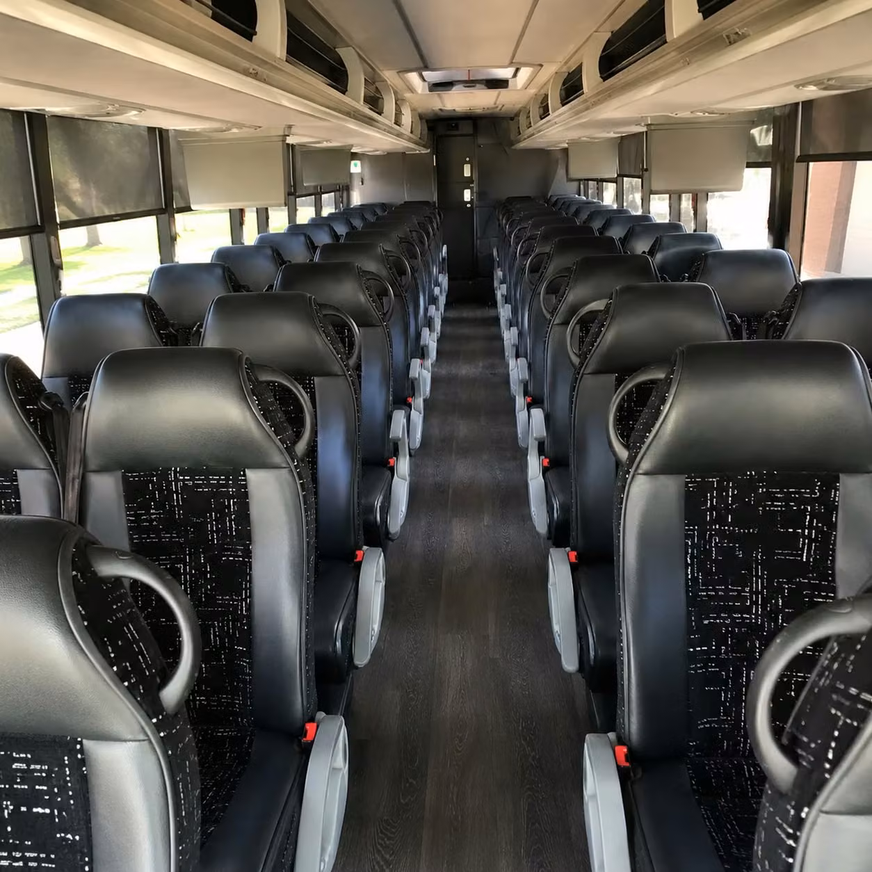 gilbert charter bus rental interior