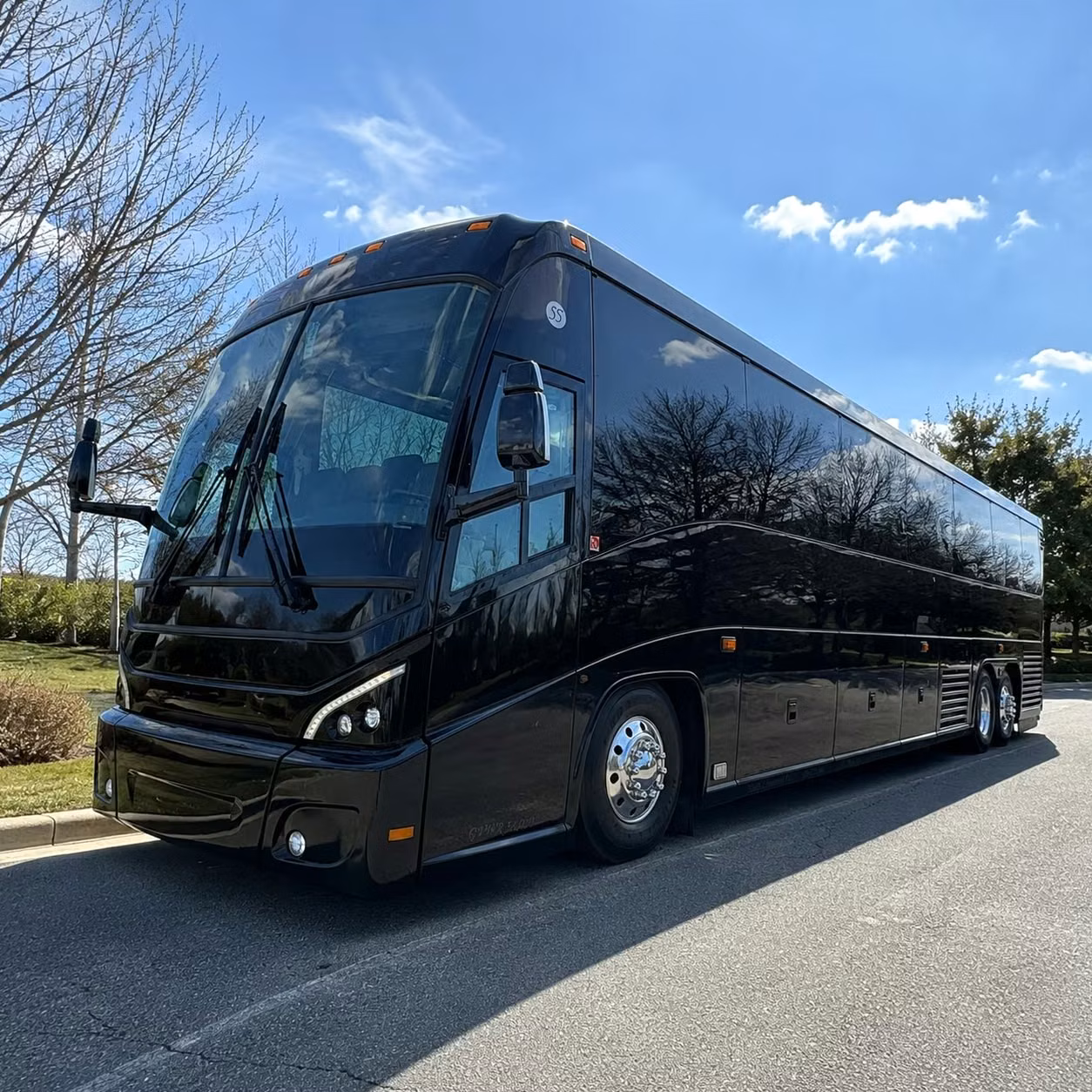 long distance government and military charter bus rentals from gilbert
