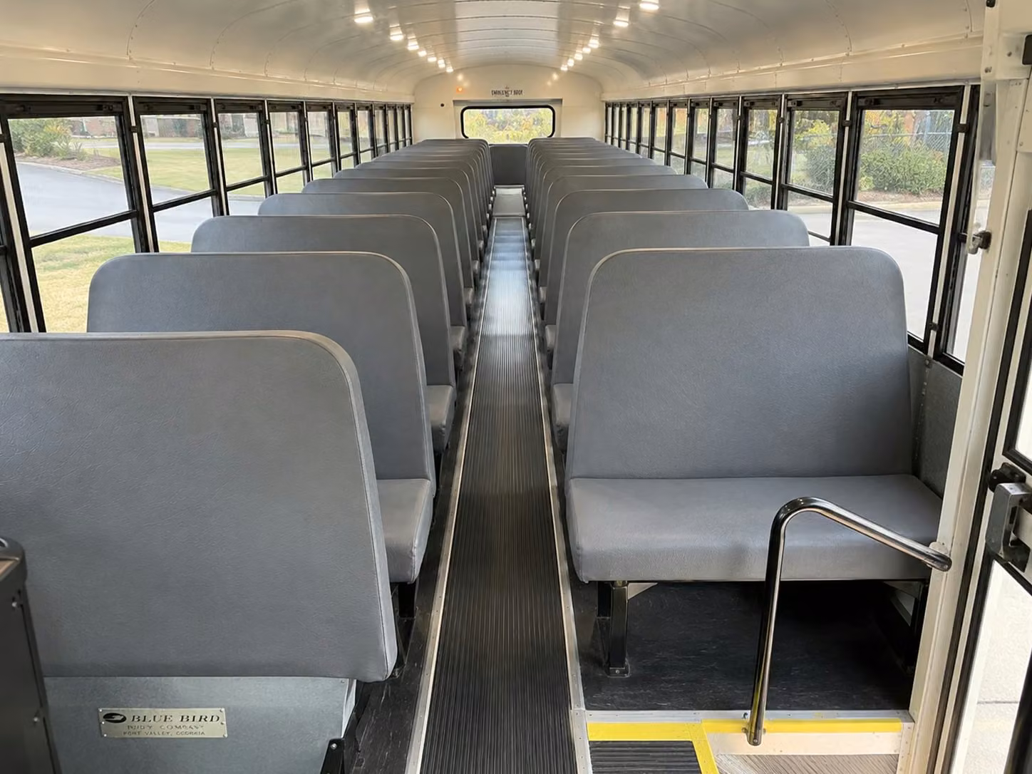 school bus interior